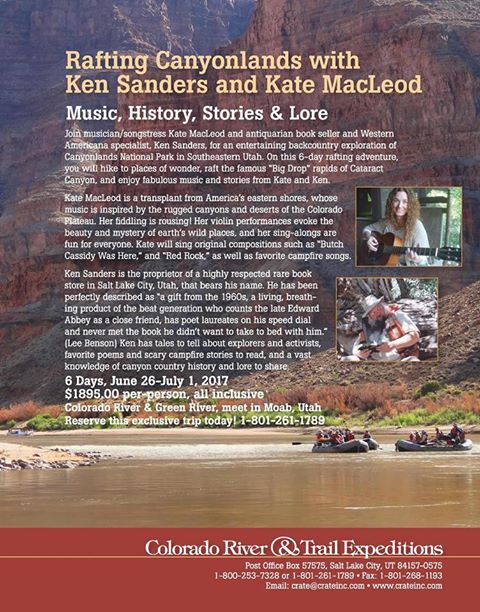 Join Ken Sanders and Kate MacLeod on a Cataract Canyon River Trip