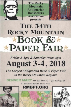 The 34th Rocky Mountain Book &amp; Paper Fair