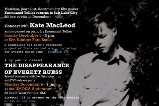 Screening of "La disparition d' Everett Ruess" (The Disappearance of Everett Ruess)