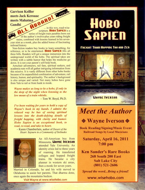 Hobo Sapien Wayne Iverson Visits Ken Sanders Rare Books